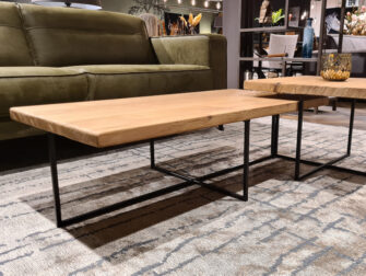 eiken salontafel twee delen