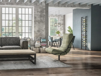 olijf groene draaistoel