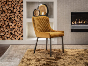 industrial chair adore yellow