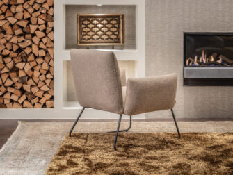 luxe fauteuil industrieel onderstel