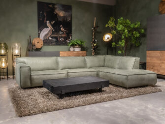 green sofa