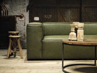 Bank Rigolato 3 zits - stof - hunter (2)