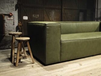 Bank Rigolato 3 zits - stof - hunter (7)