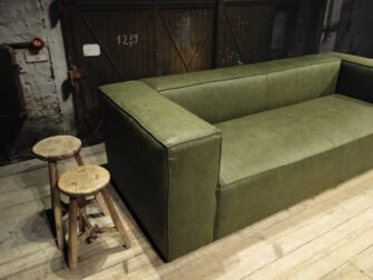 Bank Rigolato 3 zits - stof - hunter (9)