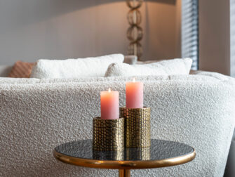 witte boucle stoffen bank richmond