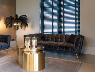 velours driezits bank hotel chique stijl