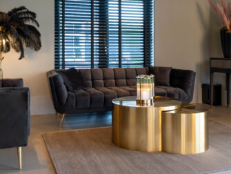 velours driezits bank hotel chique stijl