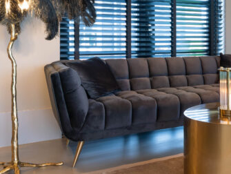 richmond huxley bank en fauteuil antraciet