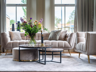 richmond huxley bank en fauteuil khaki