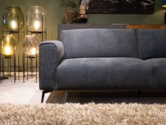 Stoffen bank met fijne zit