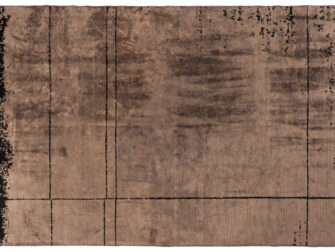 brown vloerkleed bamboe Barber - maat 160x230cm