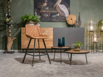 bruine eetkamerstoel