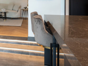 hotel chique barkrukken velours stof