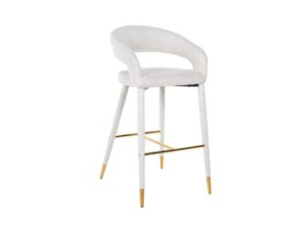 luxe witte stoffen barkrukken voorraad