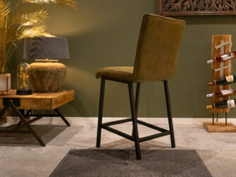 barkruk met stalen frame