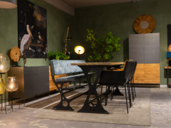 bartafelbank met bartafel