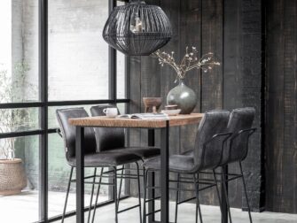 Bartafel met krukken