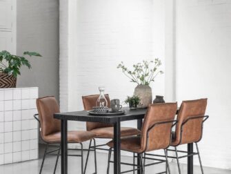 bartafel zwart frame