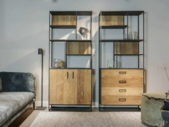 Stoere kast met veel ruimte