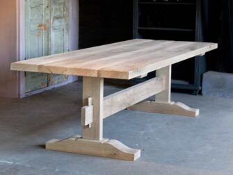 maatwerk eiken kloostertafel