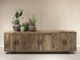tv dressoir oud hout