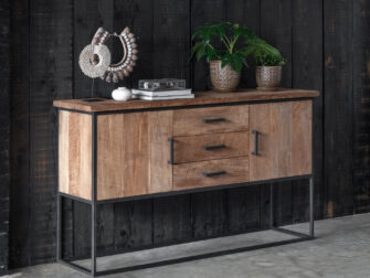 Industrieel dressoir staal