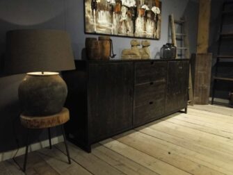 zwart dressoir