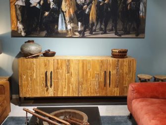 industrieel dressoir 4 deurs