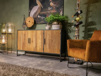 dressoir stalen frame