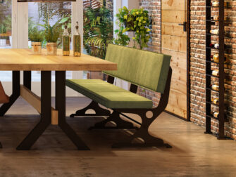 industrieel eetkamerbankje