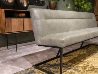 robuuste eetkamerbank groen op voorraad