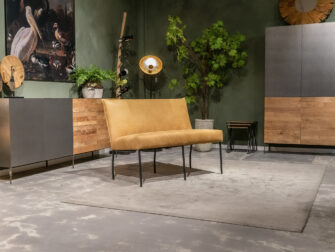 eetkamerbankjes leer