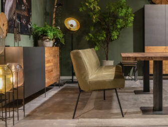 eetkamerbank op poten