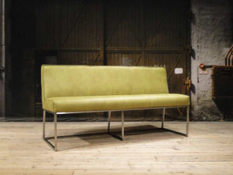 groen eetkamerbankje