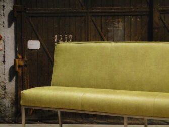 groen eetkamerbankje