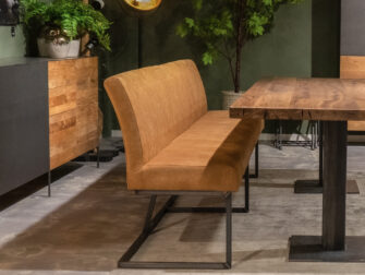 eetkamerbank eco leer