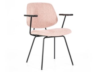 luxe eetkamerstoel met ergonomische rugleuning