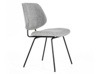 luxe eetkamerstoel met ergonomische rugleuning