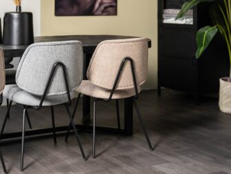 eetkamerstoel hotel chique stijl stof