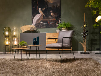 grijze eetkamerstoel