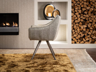 lichtgrijze eetkamerstoel tower voorraad