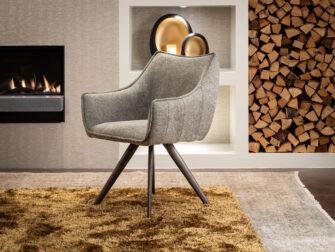 grijze eetkamerstoel tower voorraad