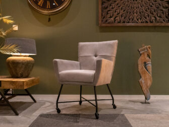 lederen eetkamerstoel