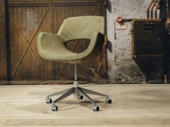 leren bureaustoel Casignana groen