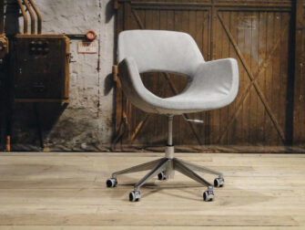 Eetkamerstoel Casignana - stof dolphin