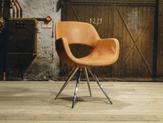 Eetkamerstoel Dorno - leer walnut