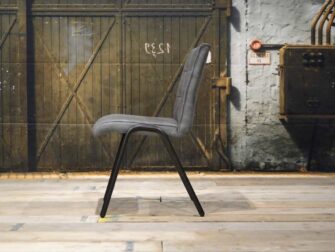 retro leren eetkamerstoel