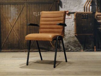 leren retro eetkamerstoel