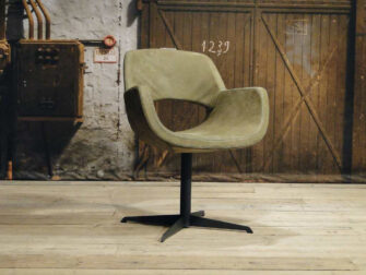 leren Eetkamerstoel Fortezza - leer olive