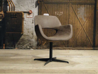 Eetkamerstoel Fortezza - stof cinnamon